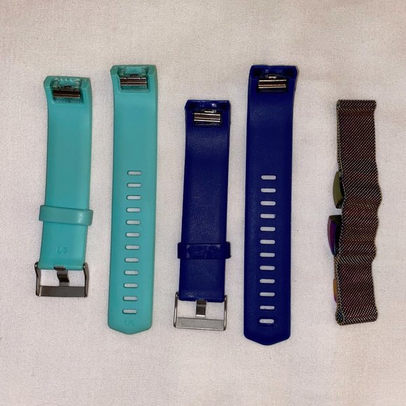 Fitbit Charge 2 Activity Tracker ~ Large ~ Black Band + (3) additional bands - Picture 10 of 10